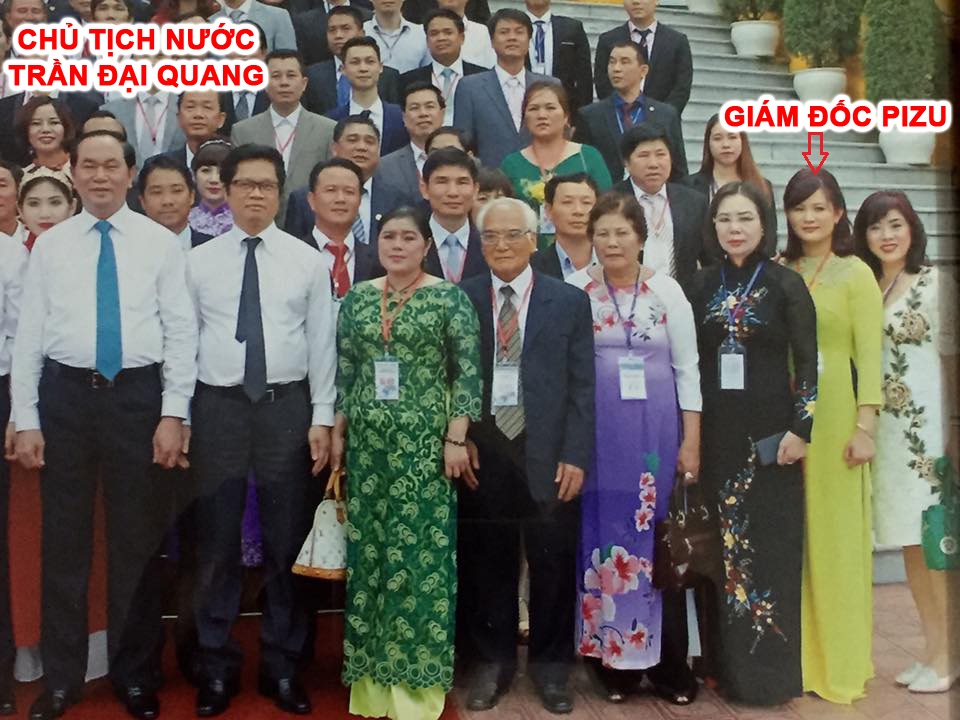 Công ty TNHH Pizu tiếp kiến chủ tịch nước Trần Đại Quang